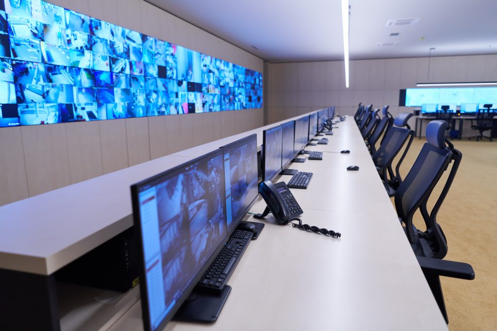 design of cctv security surveillance room